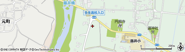 栃木県下都賀郡壬生町藤井1215周辺の地図
