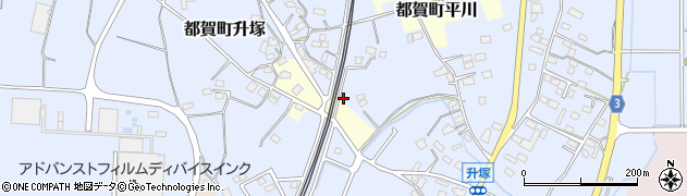 栃木県栃木市都賀町升塚629周辺の地図