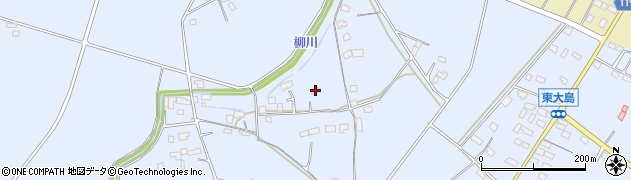 栃木県真岡市東大島1428周辺の地図