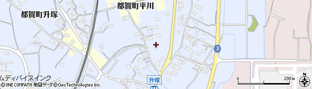 栃木県栃木市都賀町升塚610周辺の地図