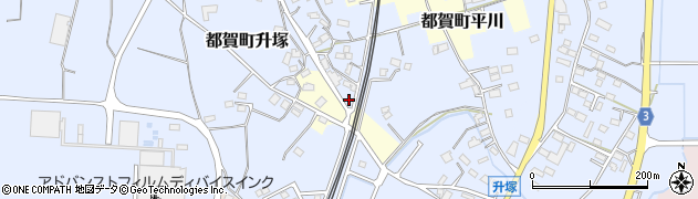 栃木県栃木市都賀町升塚522-2周辺の地図