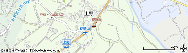 長野県上田市上野（伊勢山）周辺の地図