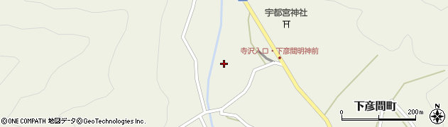 彦間川周辺の地図