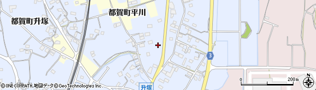栃木県栃木市都賀町升塚606周辺の地図