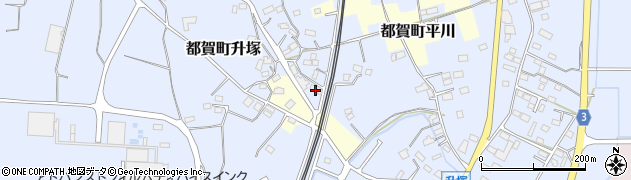栃木県栃木市都賀町升塚522周辺の地図
