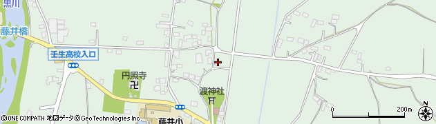 栃木県下都賀郡壬生町藤井1302周辺の地図