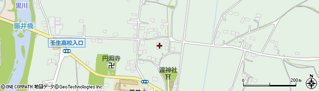 栃木県下都賀郡壬生町藤井1294周辺の地図