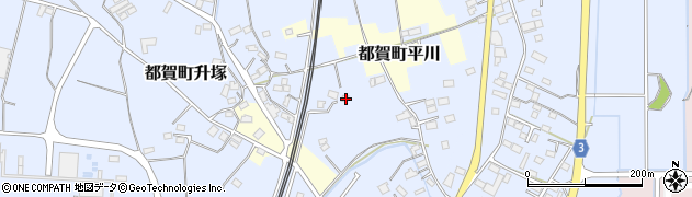 栃木県栃木市都賀町升塚627周辺の地図