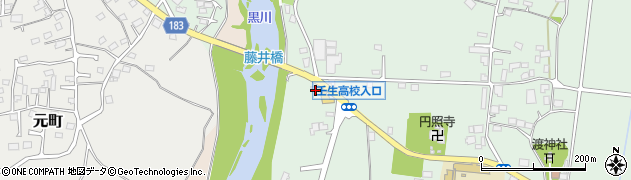 栃木県下都賀郡壬生町藤井1209周辺の地図