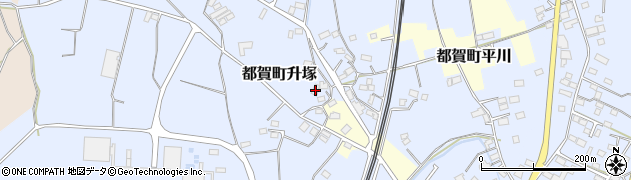 栃木県栃木市都賀町升塚517周辺の地図