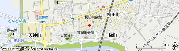石川県小松市梅田町42周辺の地図
