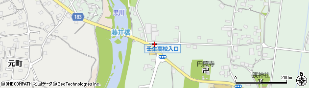 栃木県下都賀郡壬生町藤井1210周辺の地図