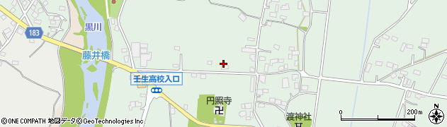 栃木県下都賀郡壬生町藤井1610周辺の地図