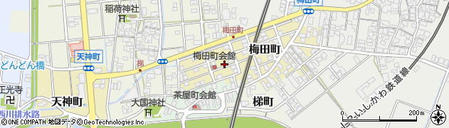 石川県小松市梅田町107周辺の地図