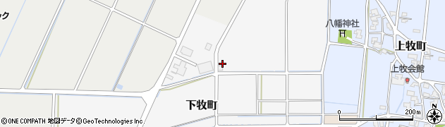 石川県小松市下牧町（乙）周辺の地図