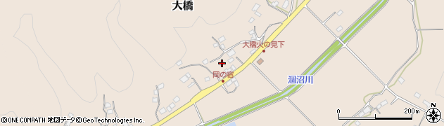 茨城県笠間市大橋2201周辺の地図
