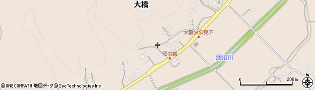 茨城県笠間市大橋2244周辺の地図