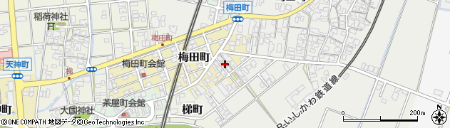石川県小松市梅田町269周辺の地図