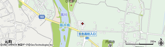 栃木県下都賀郡壬生町藤井1621周辺の地図