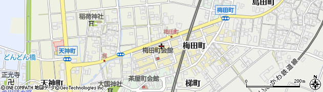 石川県小松市梅田町132周辺の地図