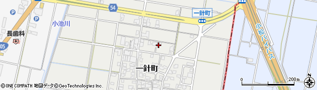 石川県小松市一針町ト100周辺の地図