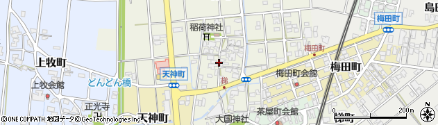 石川県小松市梯町ホ周辺の地図