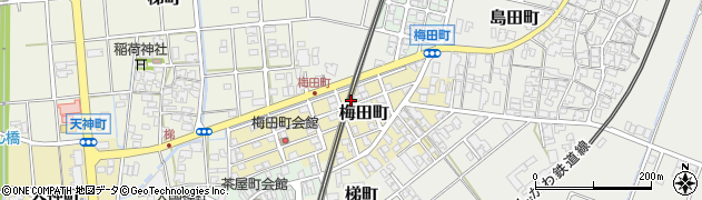 石川県小松市梅田町195周辺の地図