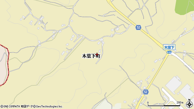 〒311-4165 茨城県水戸市木葉下町の地図