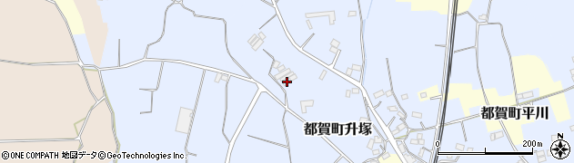 栃木県栃木市都賀町升塚421周辺の地図