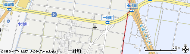 石川県小松市一針町ト周辺の地図