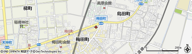 石川県小松市梅田町249周辺の地図