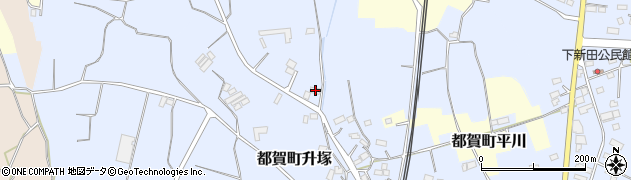 栃木県栃木市都賀町升塚775周辺の地図