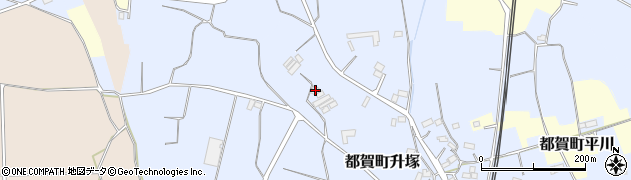 栃木県栃木市都賀町升塚435周辺の地図