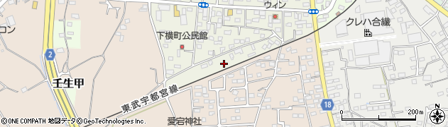 栃木県下都賀郡壬生町本丸2丁目27周辺の地図
