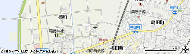 石川県小松市梯町ト55周辺の地図