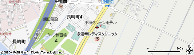 Ｊネットレンタカー小松空港店周辺の地図