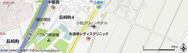 小松グリーンホテル周辺の地図