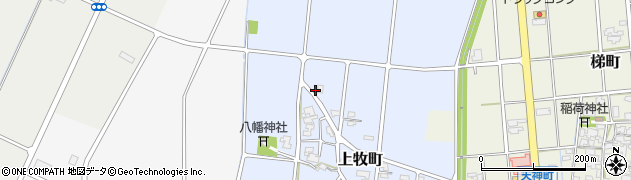 石川県小松市上牧町（に）周辺の地図