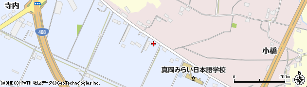 栃木県真岡市寺内1186周辺の地図