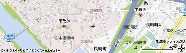 石川県小松市安宅町ヘ周辺の地図