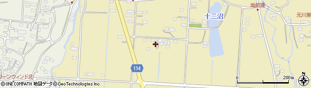 群馬県前橋市大前田町1553周辺の地図