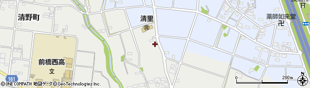 群馬県警察本部　前橋警察署青梨子駐在所周辺の地図