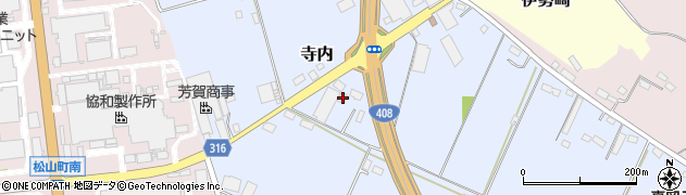 栃木県真岡市寺内1578周辺の地図