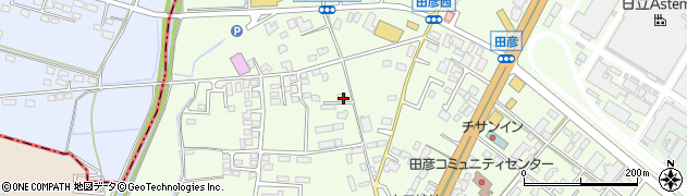 茨城県ひたちなか市田彦周辺の地図