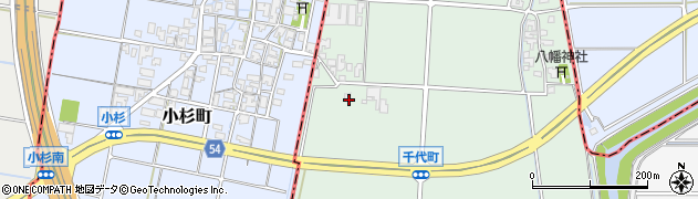 石川県小松市千代町（ろ）周辺の地図