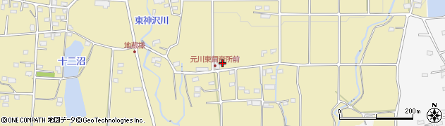 群馬県前橋市大前田町1286周辺の地図