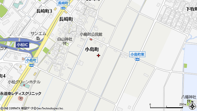 〒923-0002 石川県小松市小島町の地図