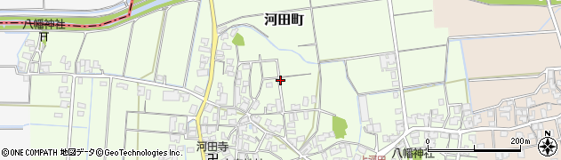石川県小松市河田町（わ）周辺の地図