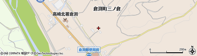 群馬県高崎市倉渕町三ノ倉466周辺の地図