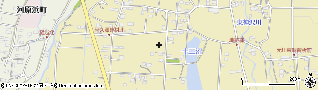 群馬県前橋市大前田町1551-8周辺の地図